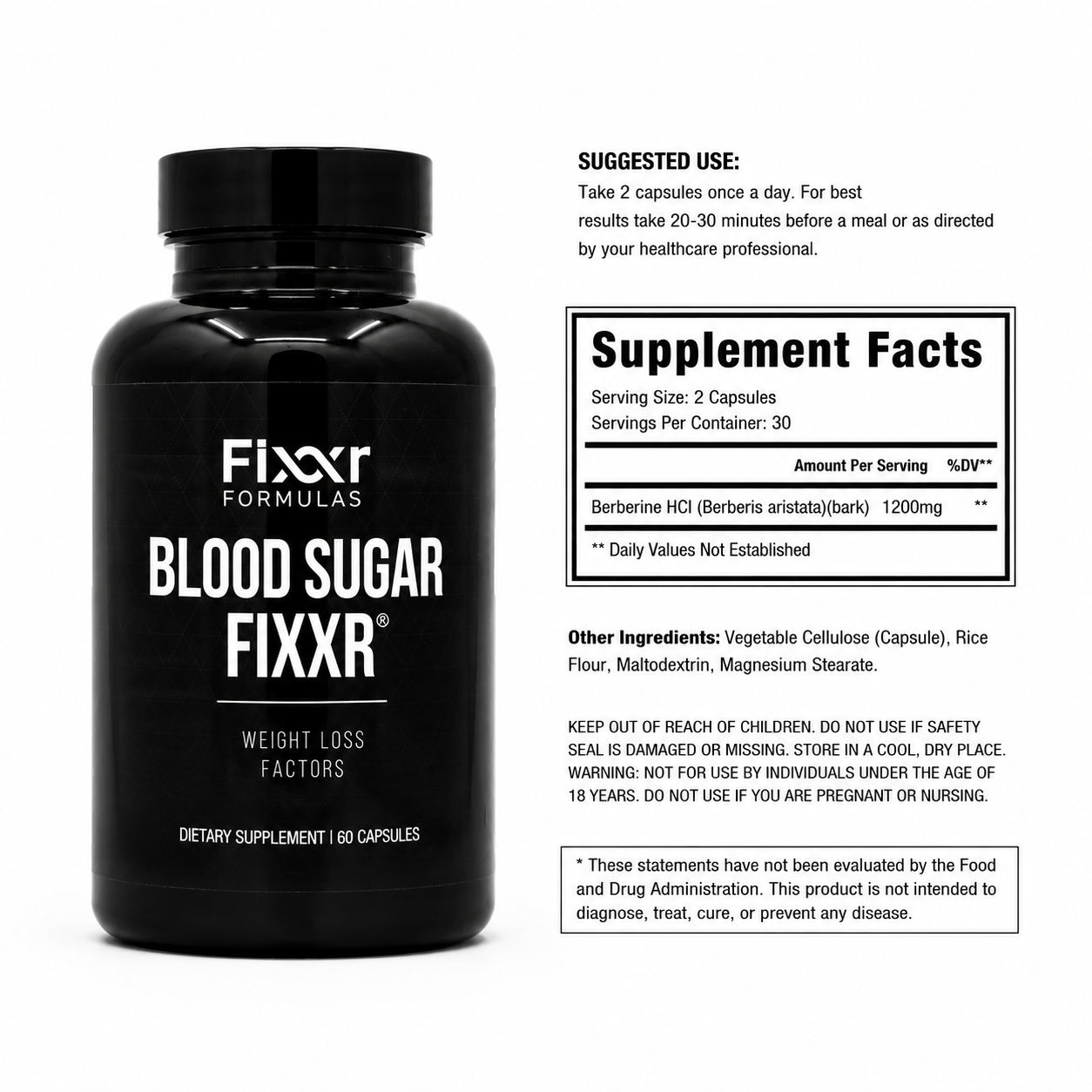 Metabolism & Blood Sugar Fixxr Duo
