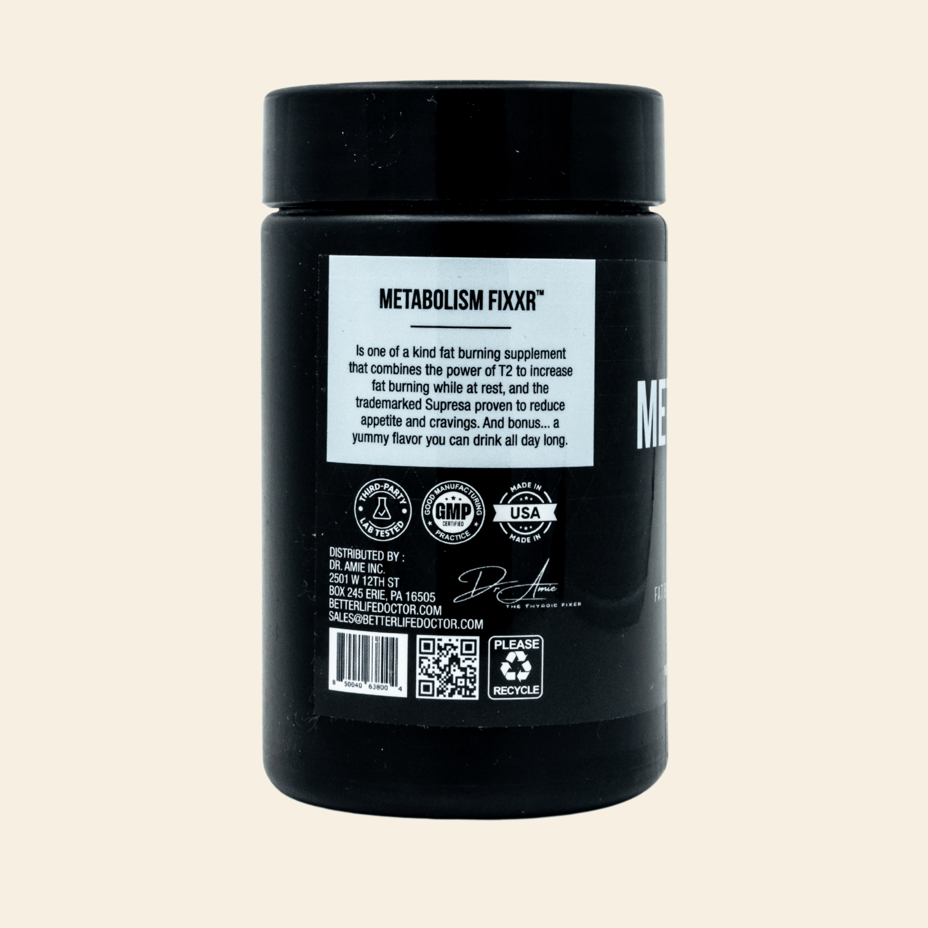 Metabolism Fixxr - T2 supplement in beverage form