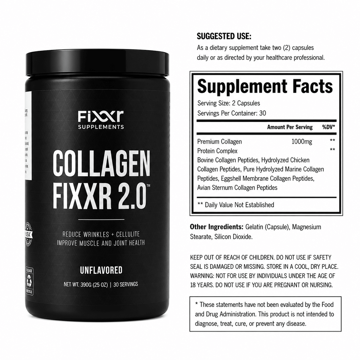 Collagen Protein Fixxr® 2.0