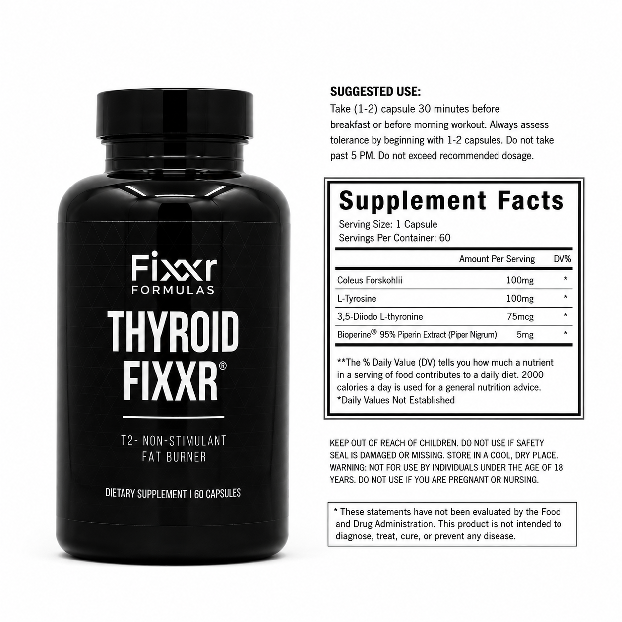 Thyroid Fixxr® T2 Supplement