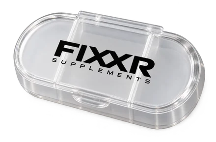 Free gift: Fixxr travel pill case