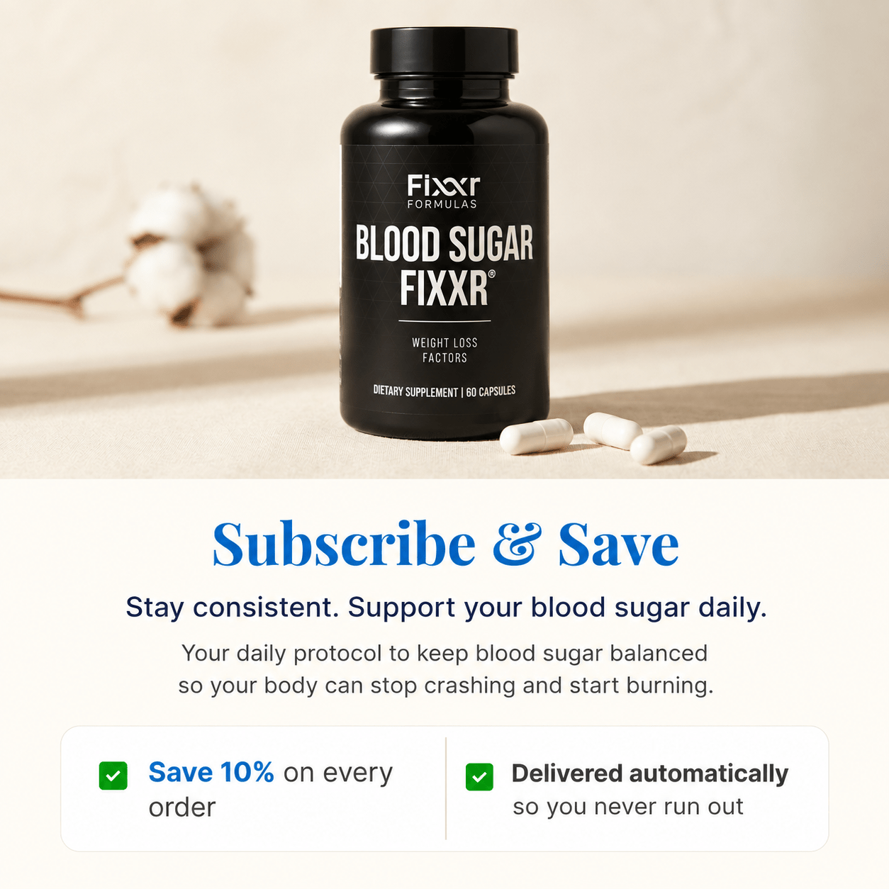 Blood Sugar Fixxr® with Berberine