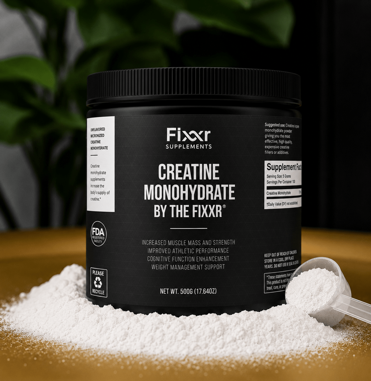 Creatine Monohydrate by The Fixxr®