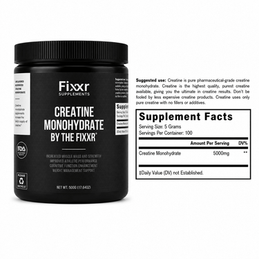 Creatine Monohydrate by The Fixxr®