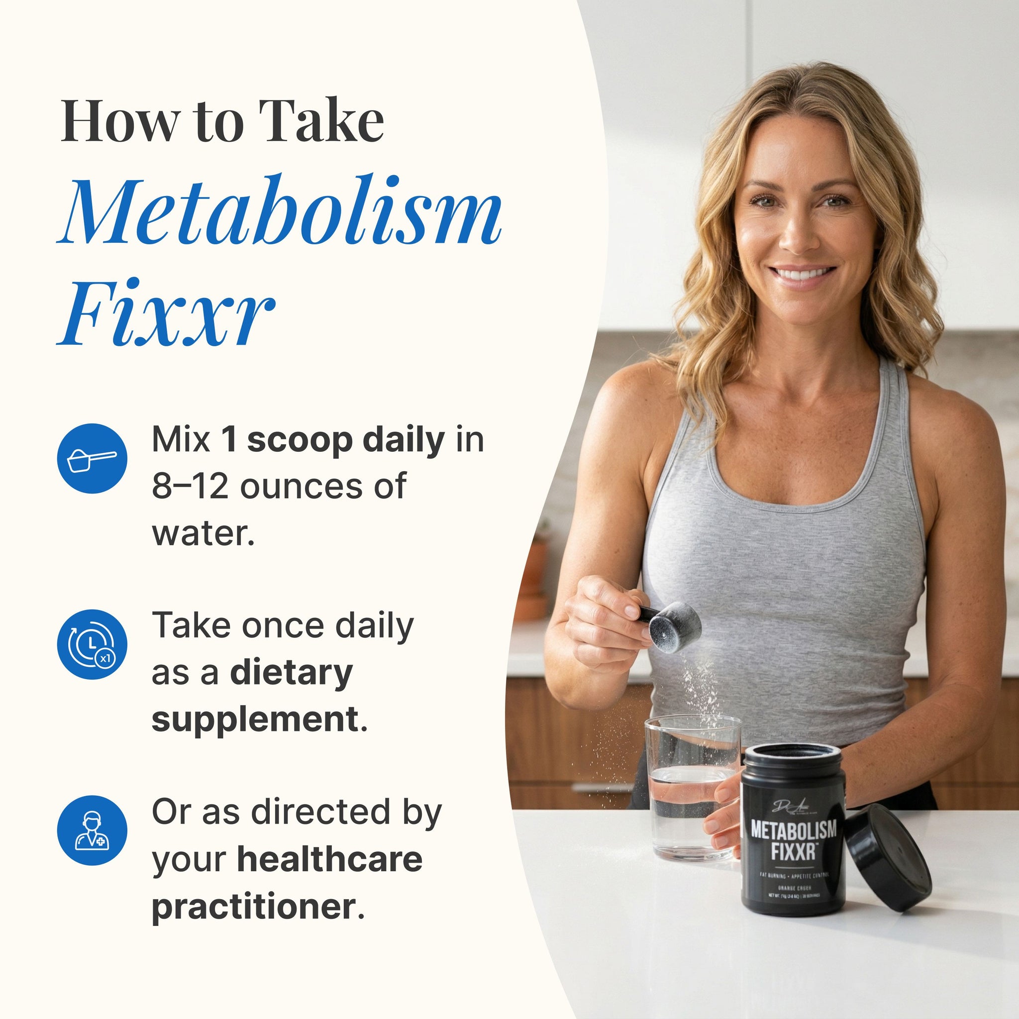 Metabolism Fixxr - T2 supplement in beverage form