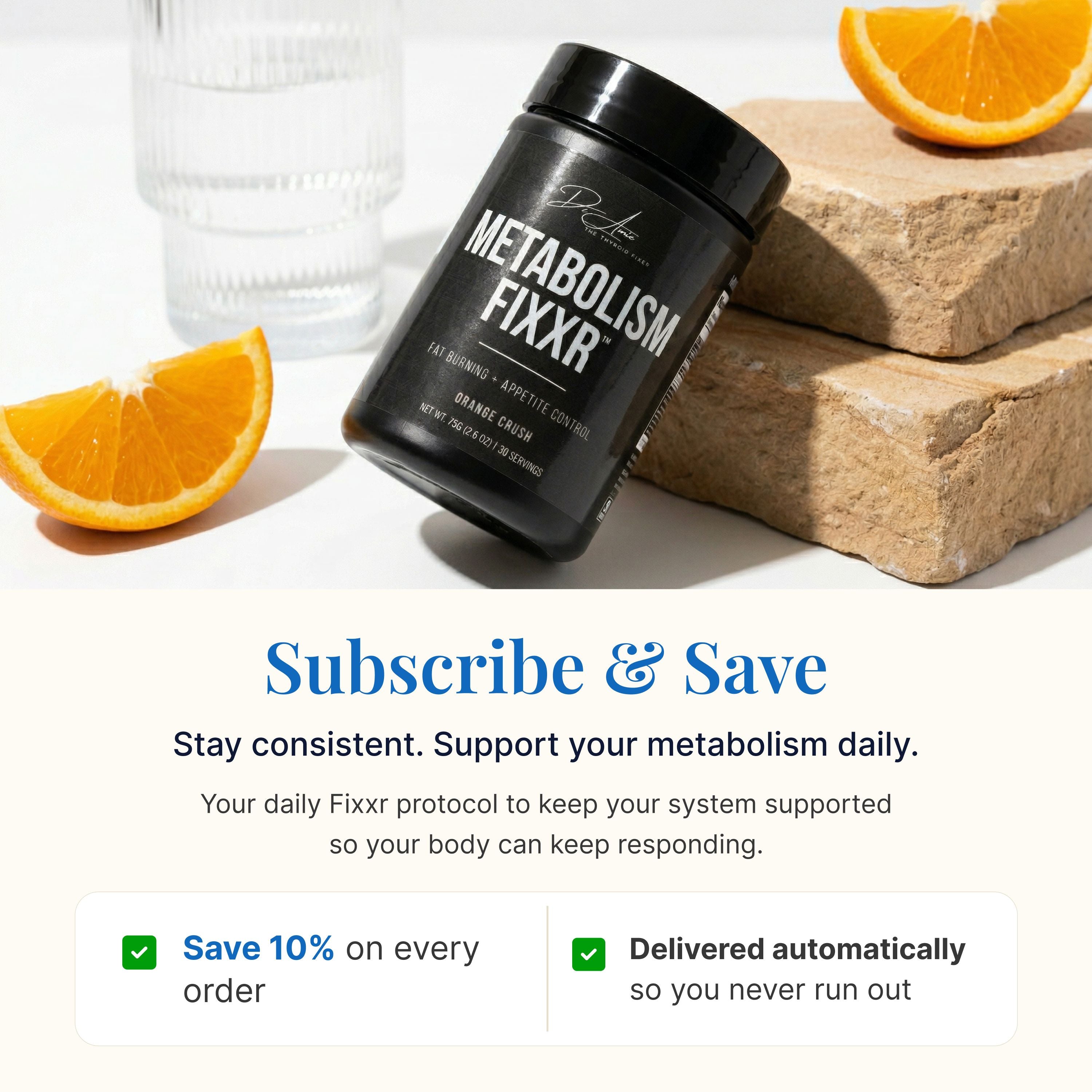 Metabolism Fixxr - T2 supplement in beverage form