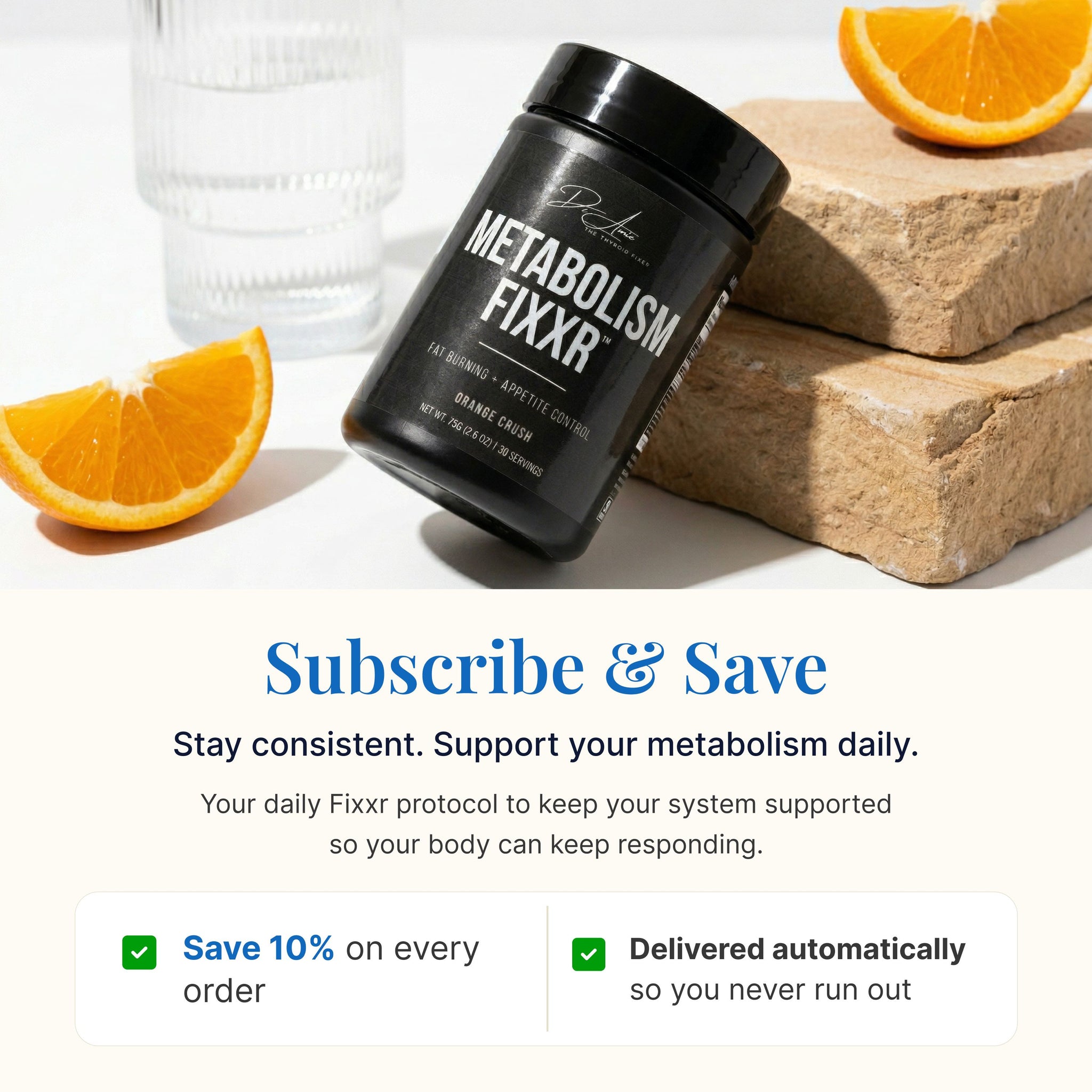 Metabolism Fixxr - T2 supplement in beverage form