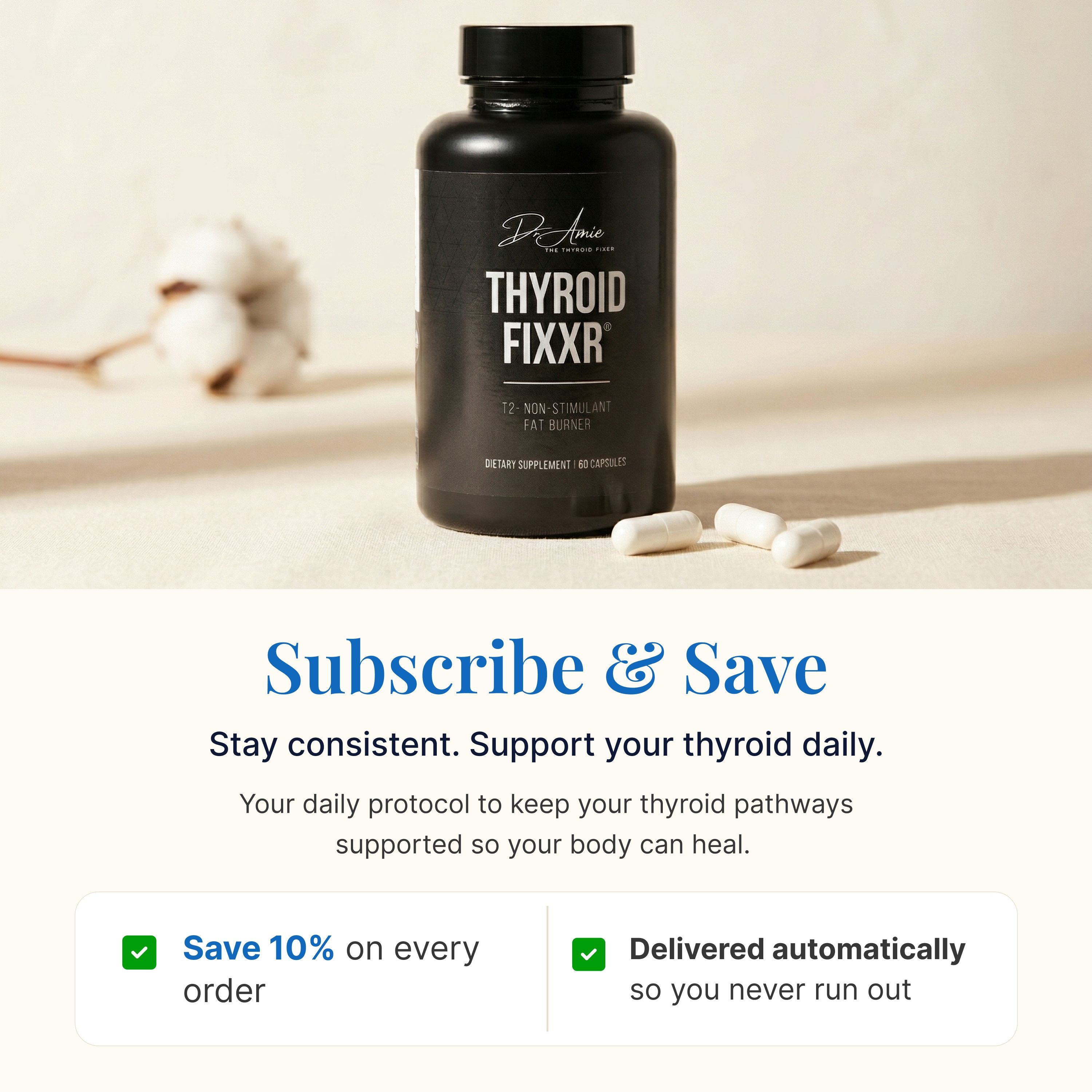 Thyroid Fixxr® T2 Supplement